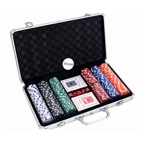 maleta de poker 300 fichas numeradas